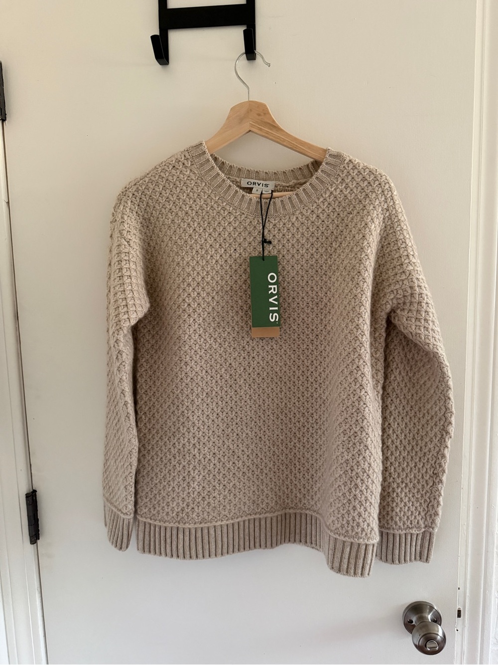 Orvis Natural Cashmere Crewneck Sweater- New with tags